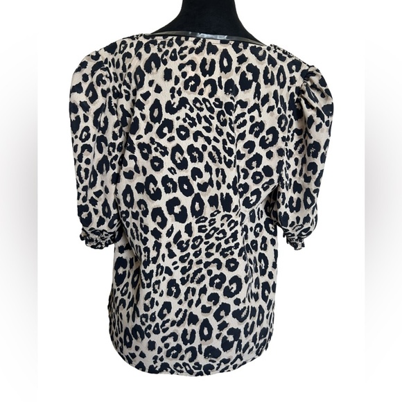 NWT Sanctuary Cheetah Print Button-Up Blouse - Picture 6 of 10